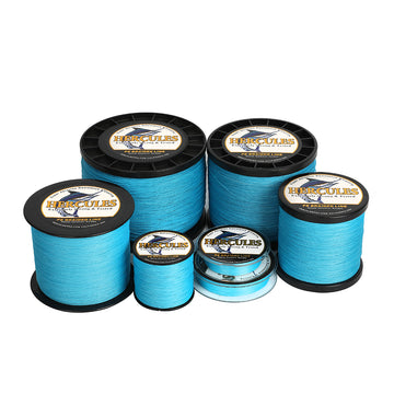 1000M 1094Yds Blue 6lb-100lb HERCULES PE Braided Fishing line 4 Strands